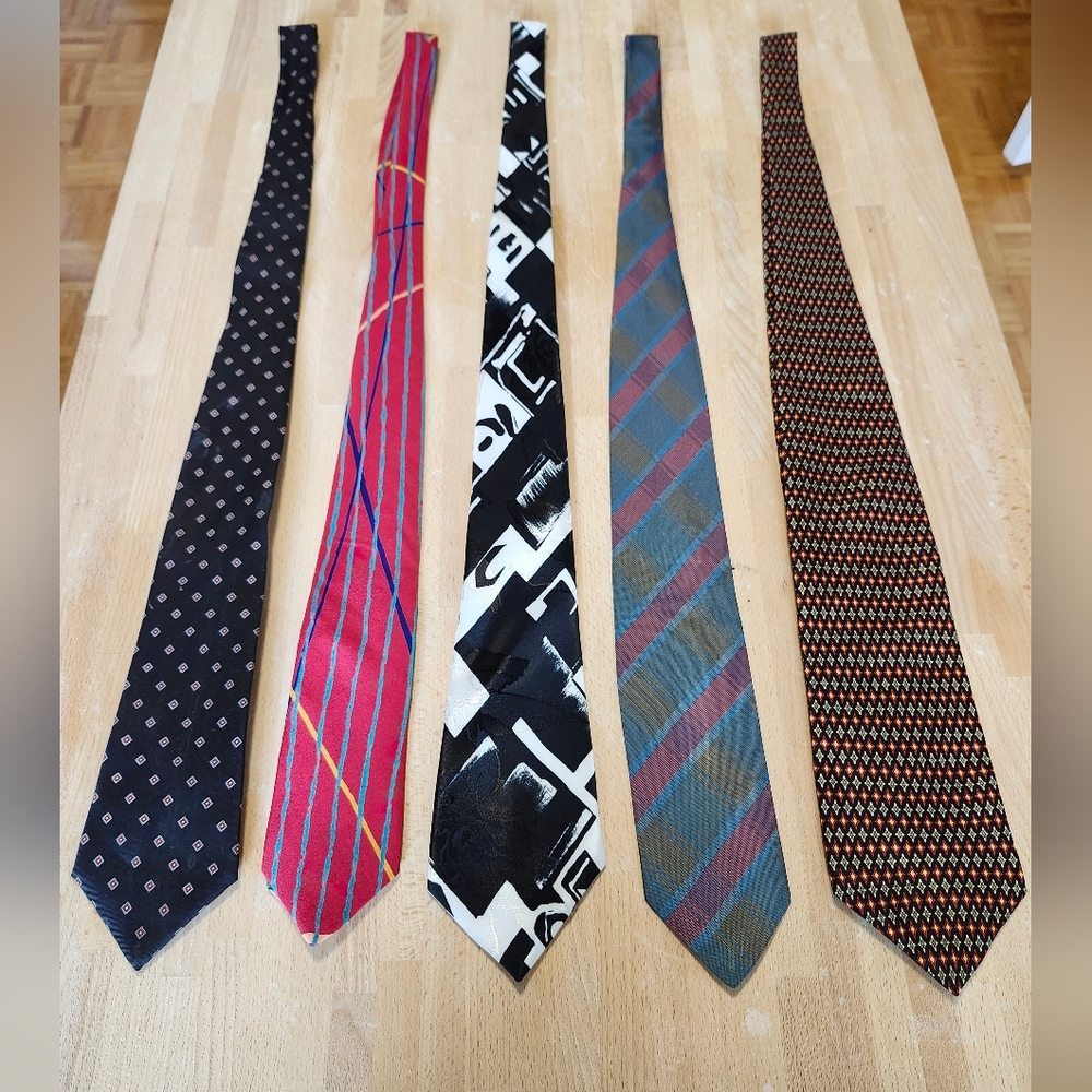 🎉 3/$60 Men's Funky Assorted Tie Collection Bundle